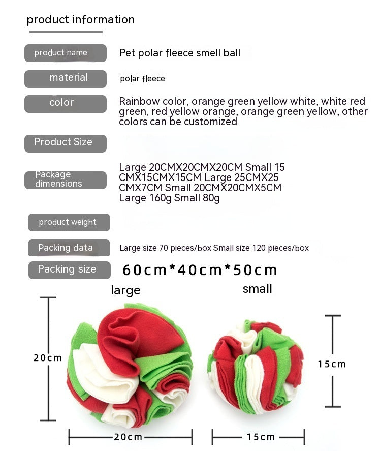 Pet Sniffing Pad Upgraded Version Dog Sniffing Snack Ball