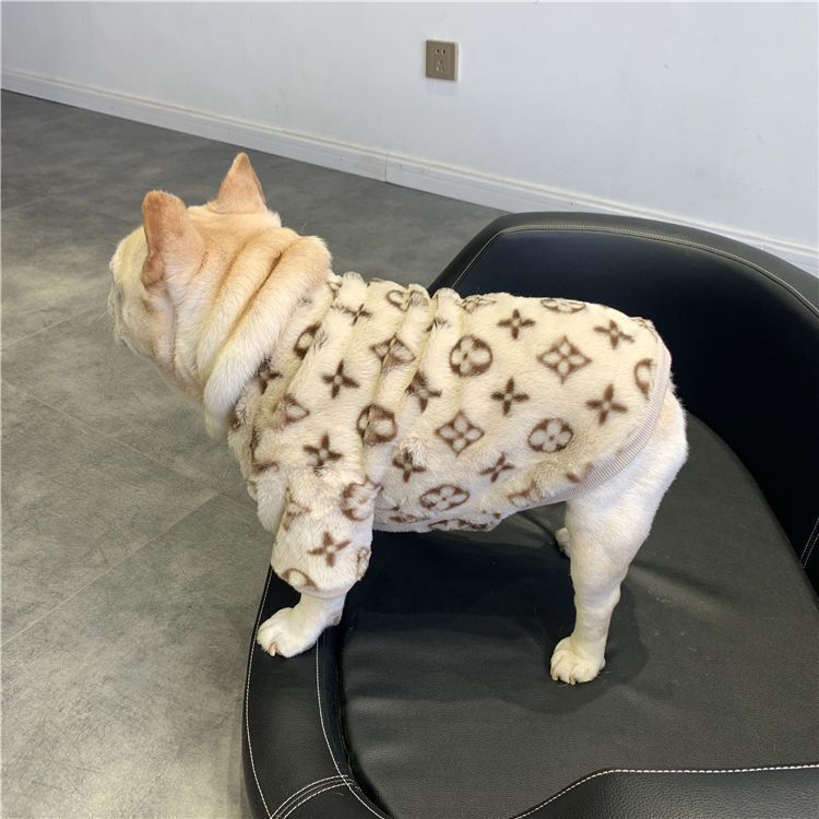 Fleece-Lined Polyester Padded Dog Coat