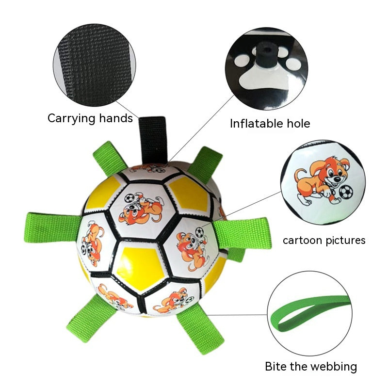 Dog Football Bite-Resistant Molar Bite-Resistant Toy