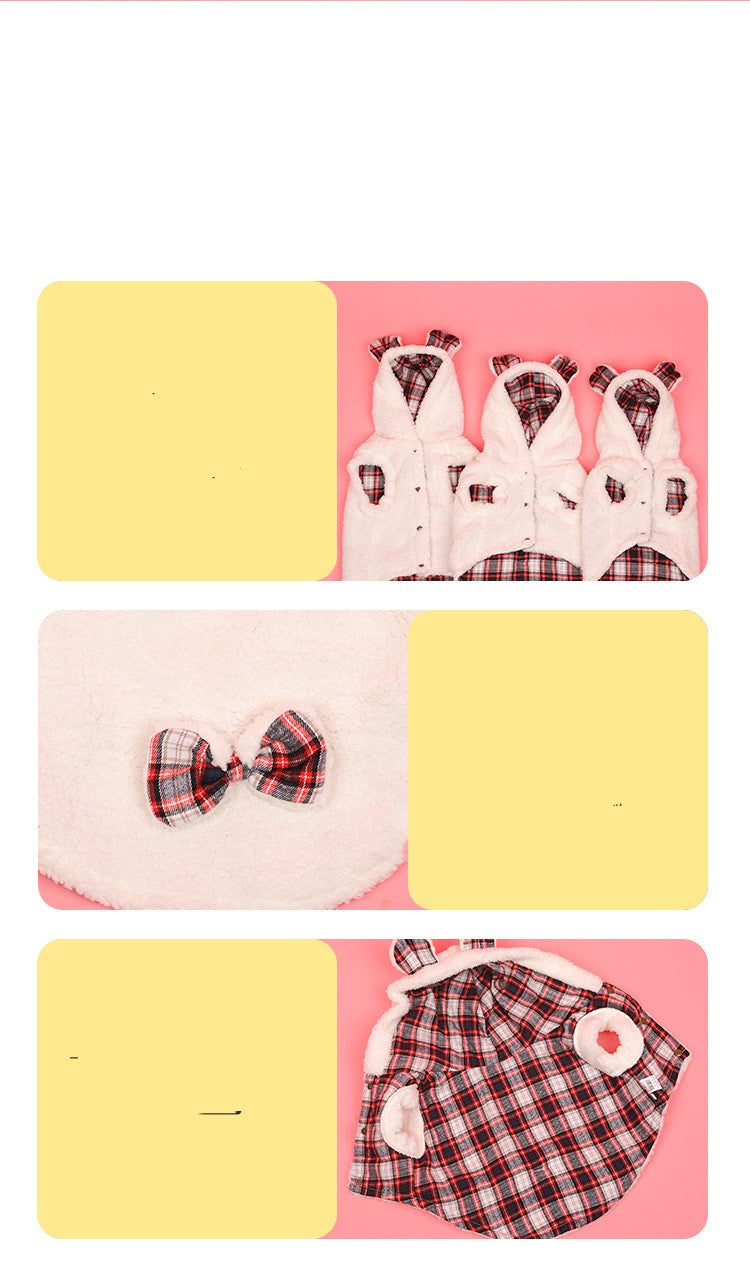 Fleece-Lined Winter Pet Clothing