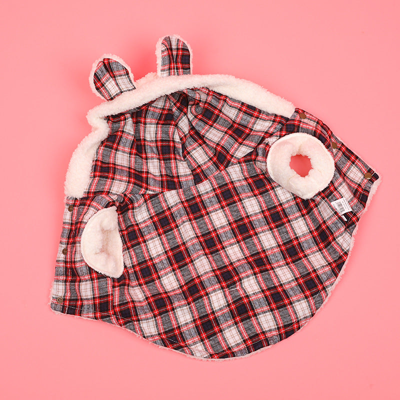 Fleece-Lined Winter Pet Clothing