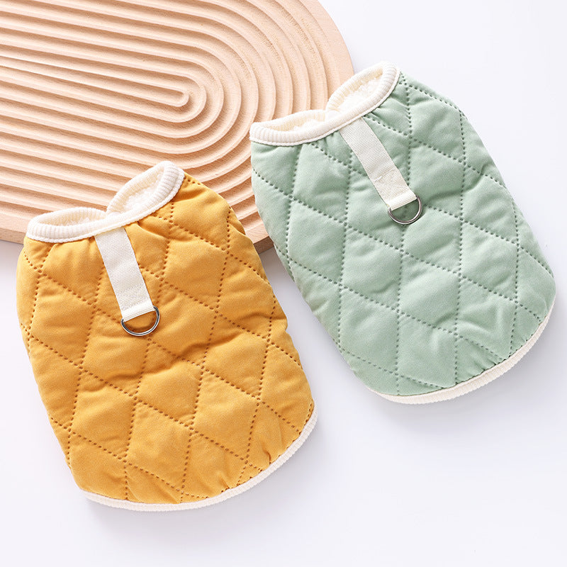 Autumn And Winter Small Dog Vest Coat