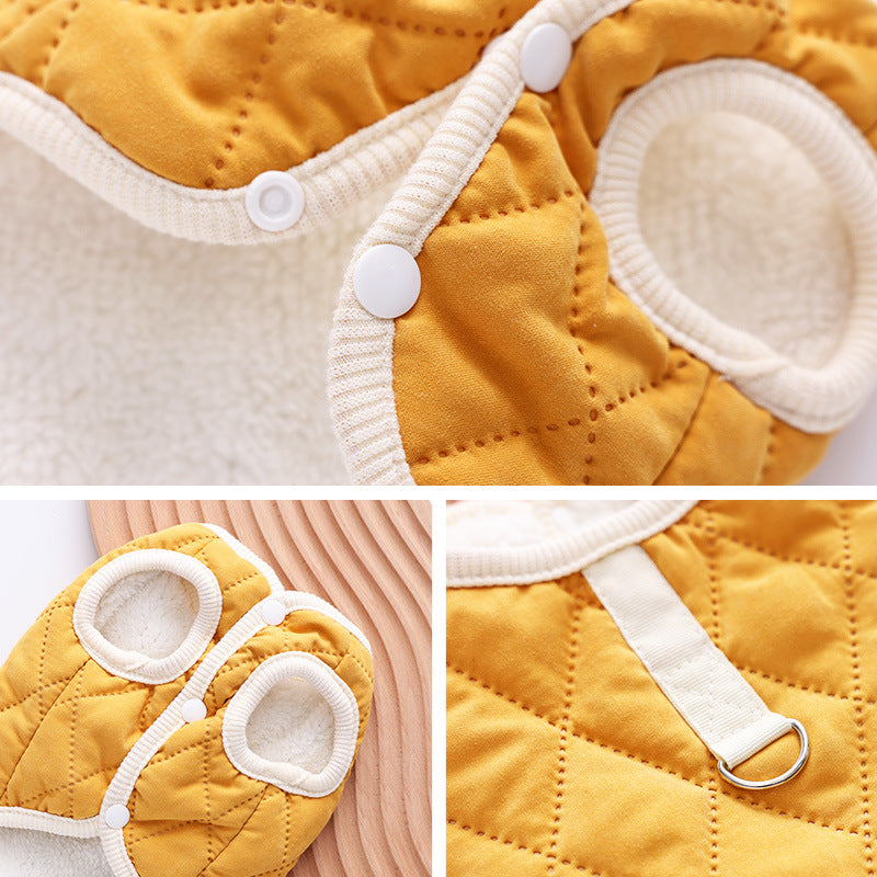 Autumn And Winter Small Dog Vest Coat