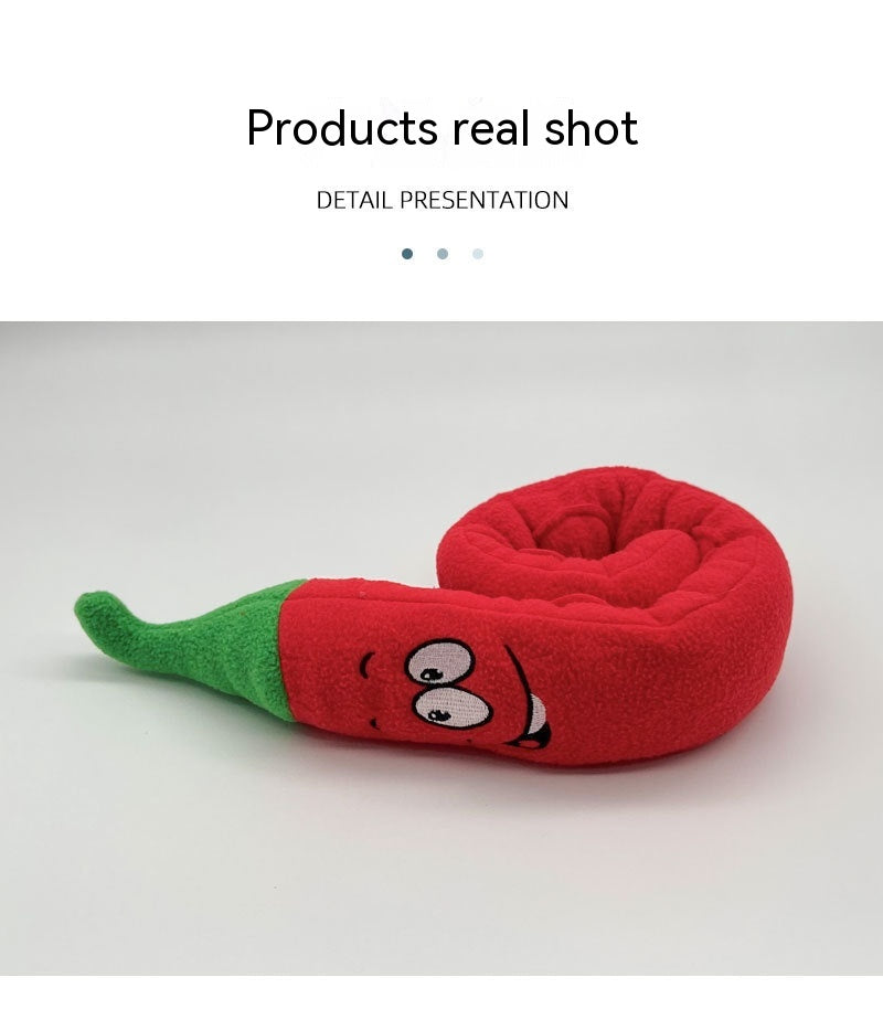Pet Sound Toy Chili Dog Food Hiding Training Smell Puzzle Interaction Slow Food Relieving Stuffy Supplies