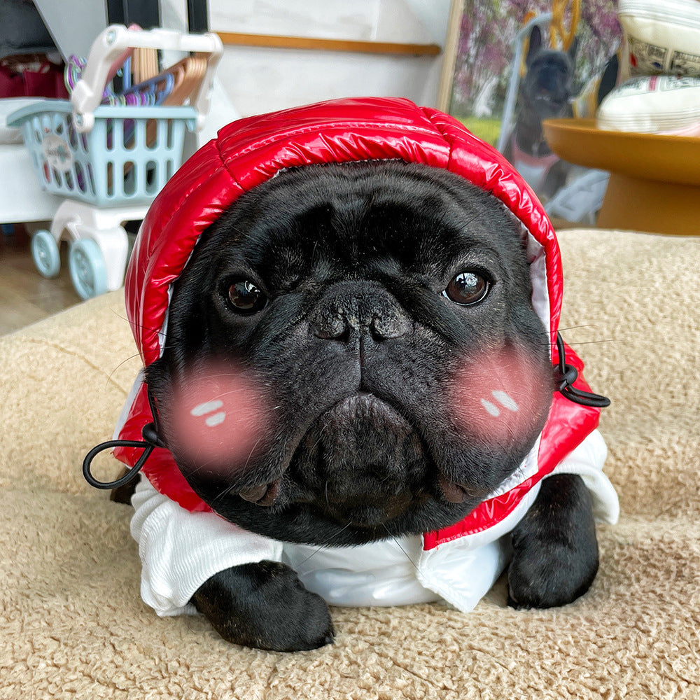 Three-Color Cotton Dog Vest for Autumn and Winter