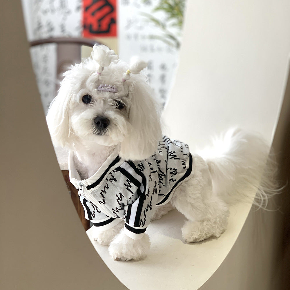 Autumn Winter Teddy Dog Zipper Jacket