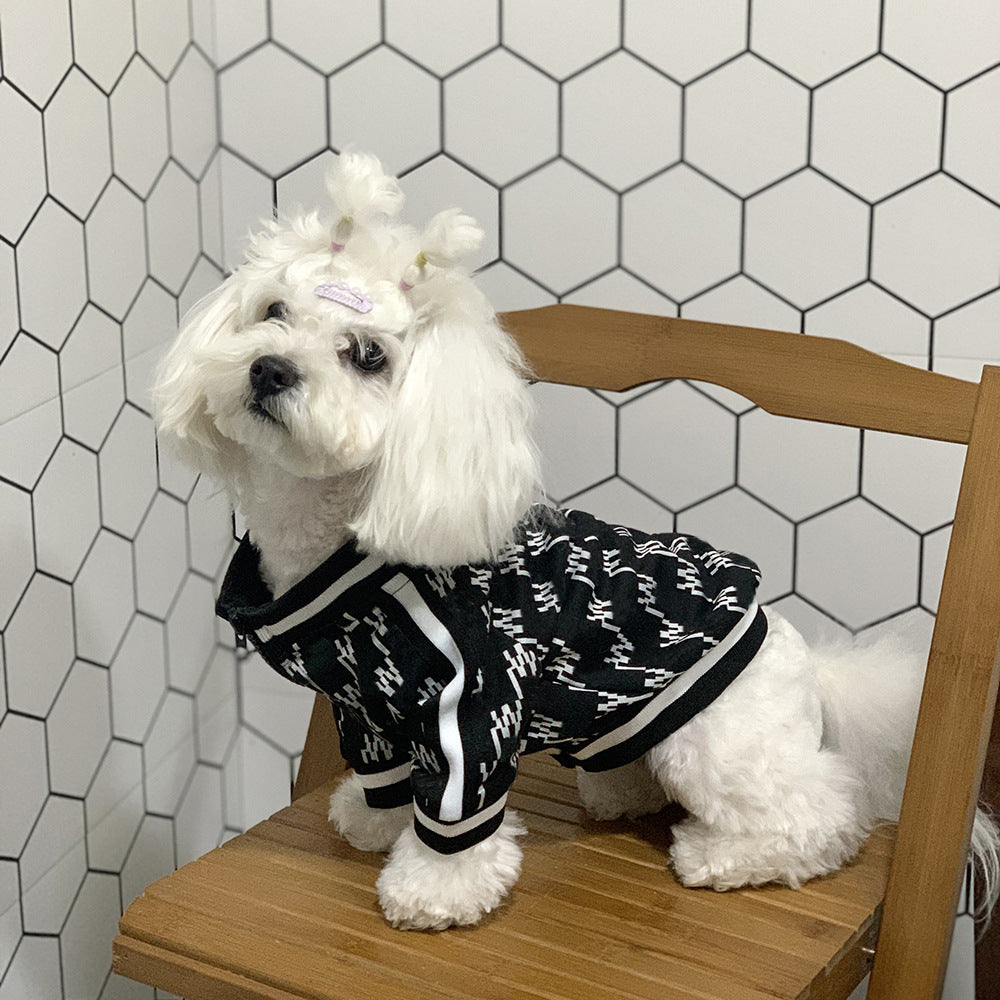 Autumn Winter Teddy Dog Zipper Jacket