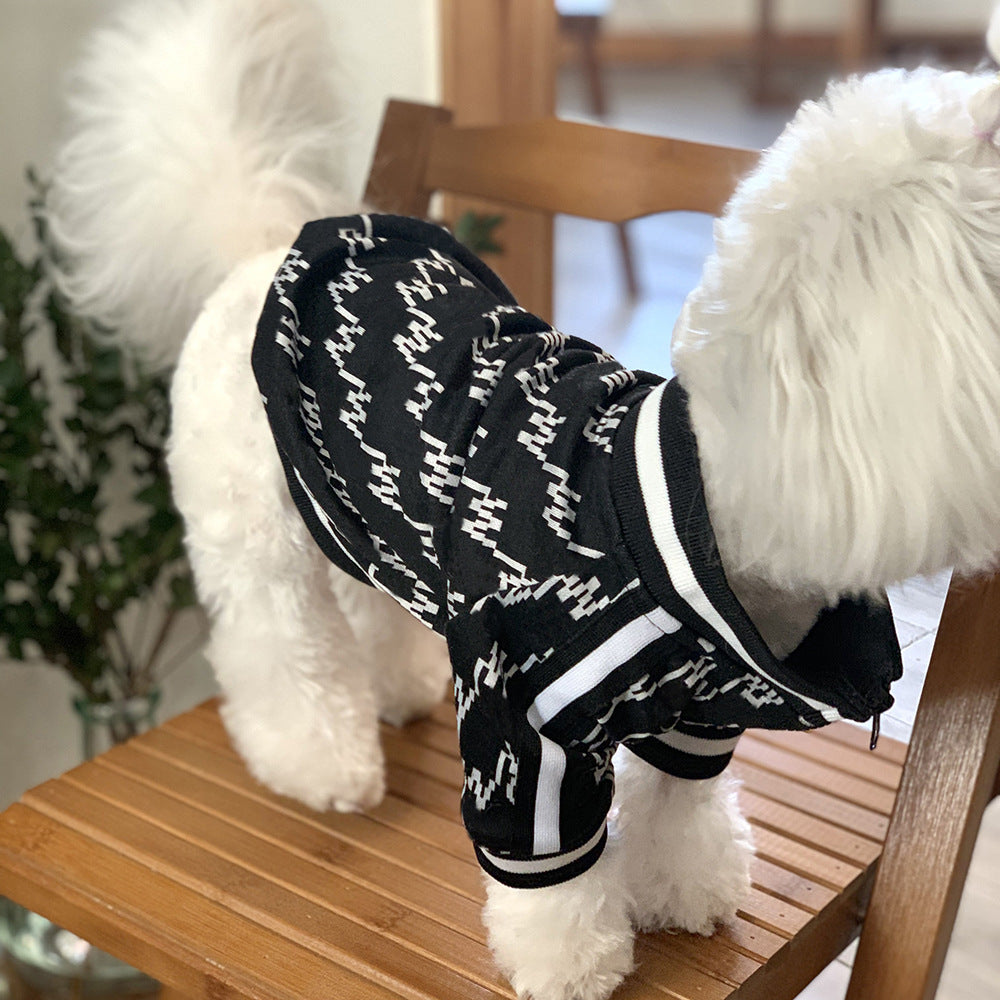 Autumn Winter Teddy Dog Zipper Jacket