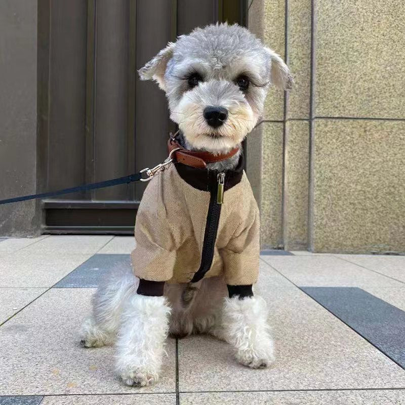Winter Dog Jacket Hoodie Coat