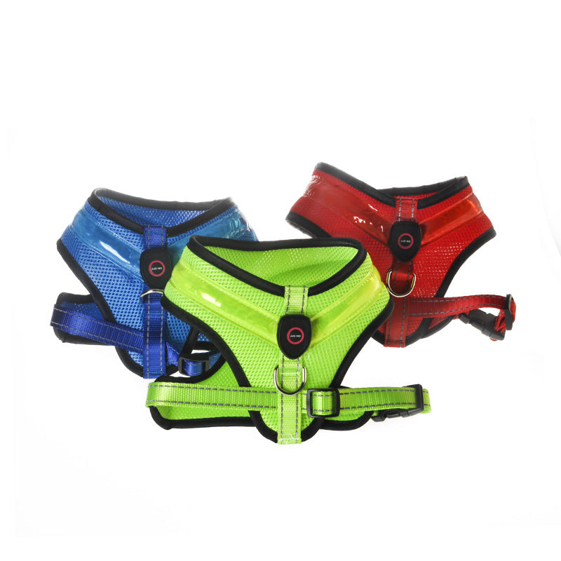 Reflective LED USB Dog Harness