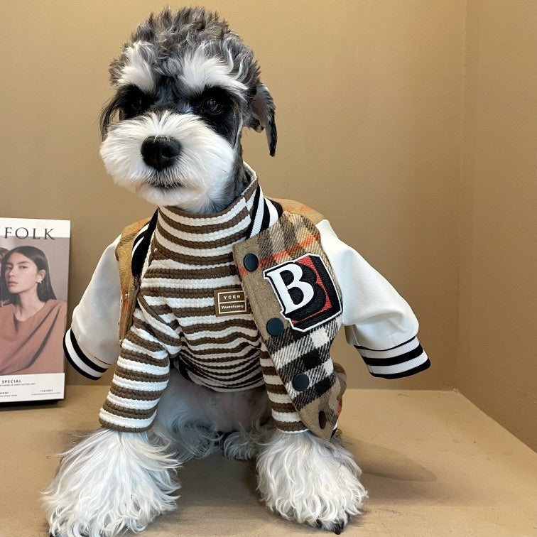 Winter Wool Padded Dog Jacket