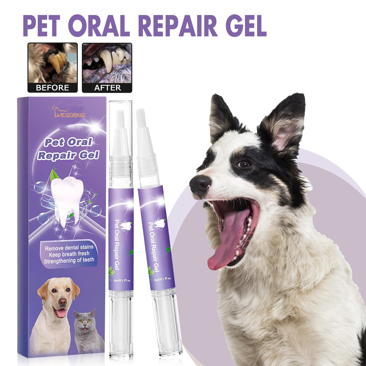 Pet Mouth Repair Gel
