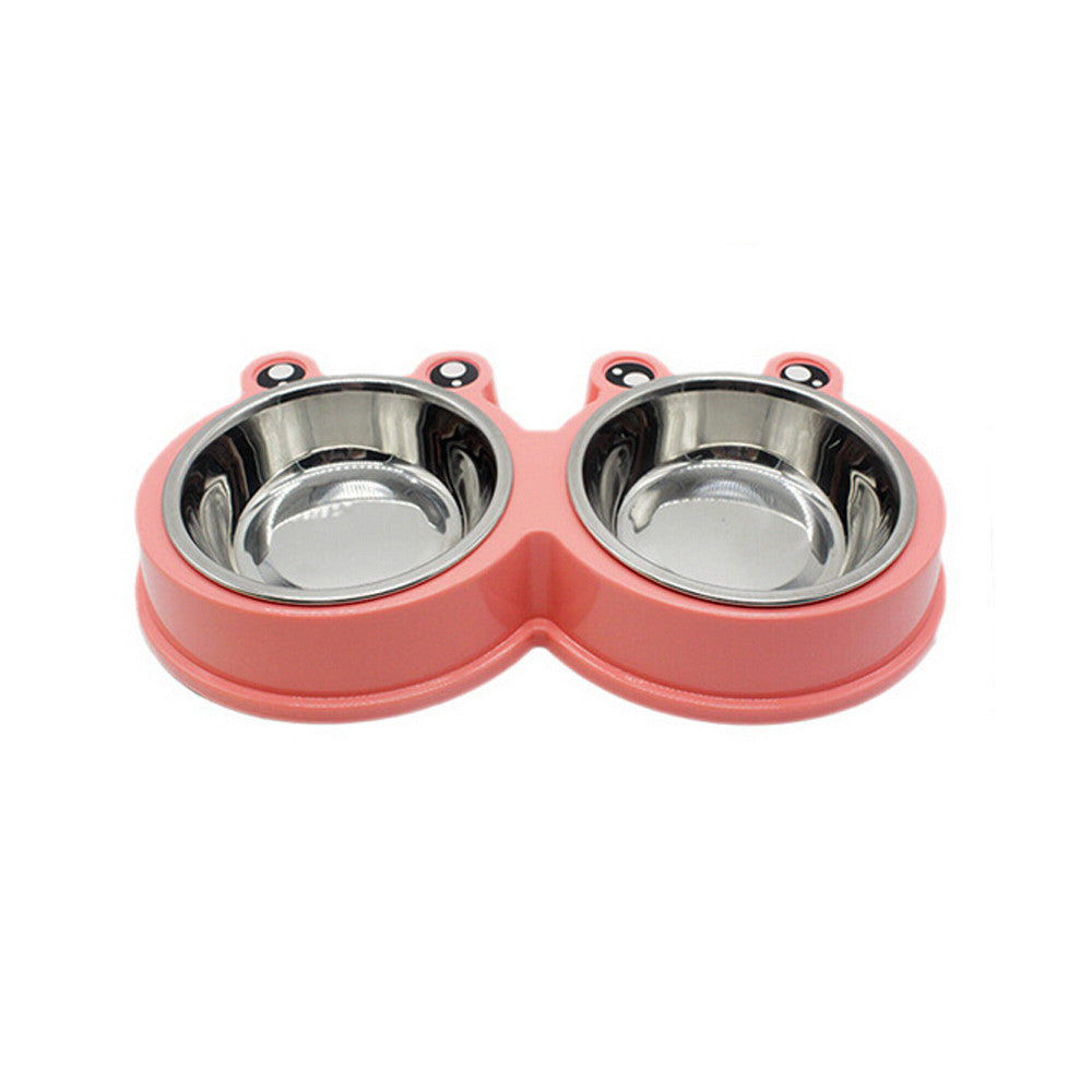 Double Pet Bowl For Food And Water