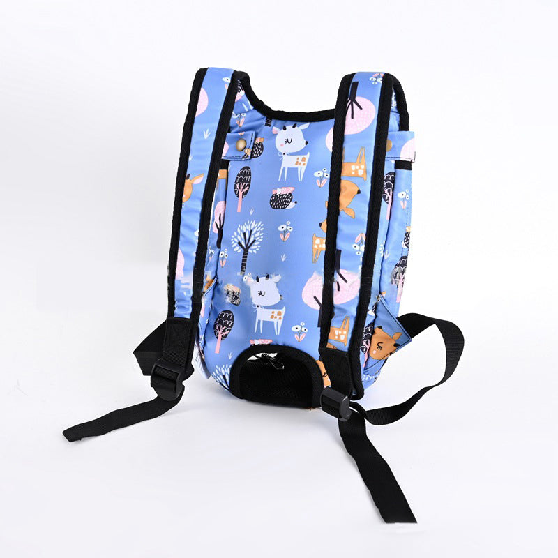 Nylon Pet Backpack with Animal Pattern