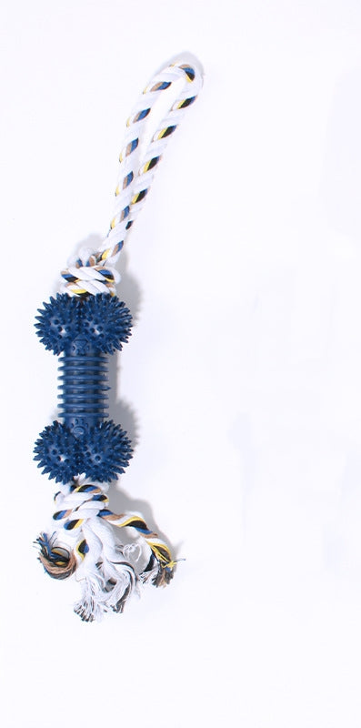 Pet R Toy Cotton Dog Teething Durable Chewable Knot Rope
