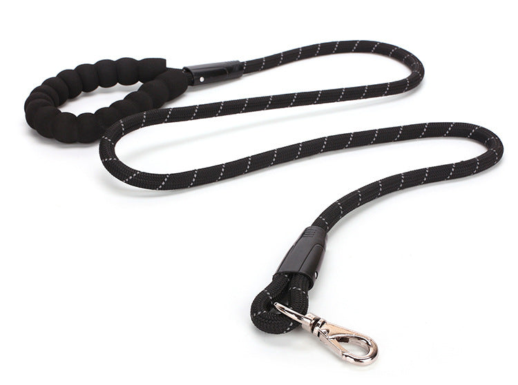 Dog Leash Eva Nylon Reflective Spring Anti- Wash Leash Strong Durable Round Rope Pet Outdoor Products