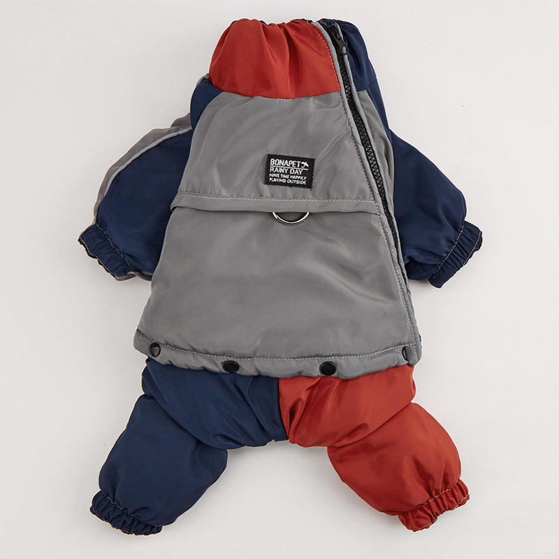 Warm Winter Cotton-Padded Large Dog Clothes
