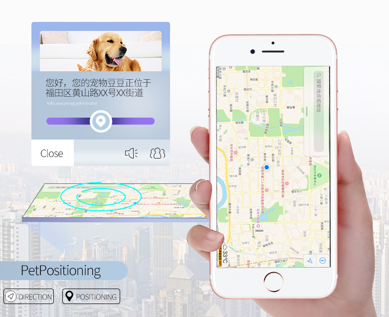 GPS Pet Positioning Collar