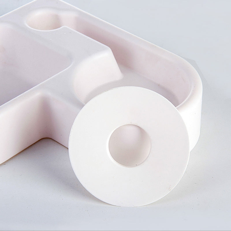 Welted Corner Heart-Shaped Dog Feeder