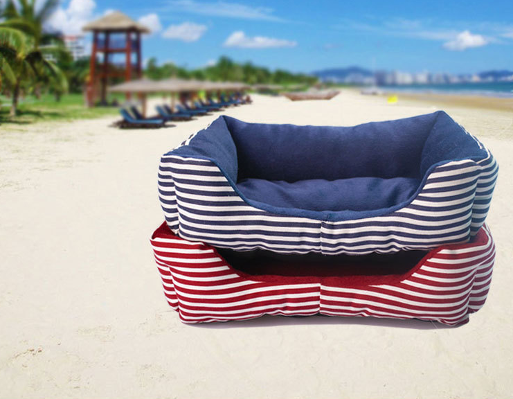 Retro Square Pet Sofa Nest