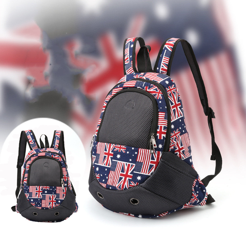 Camouflage Canvas Pet Backpack