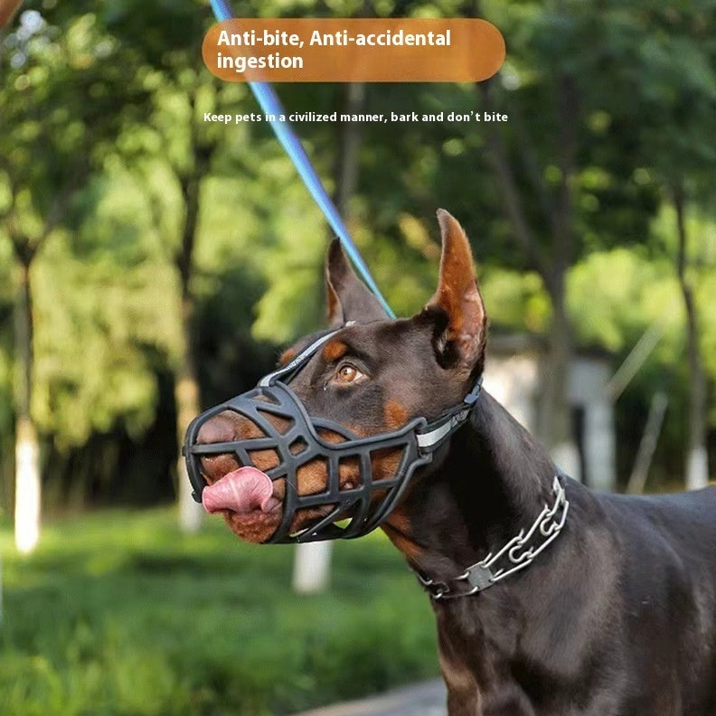 Adjustable Reflective Anti-Bite Dog Muzzle