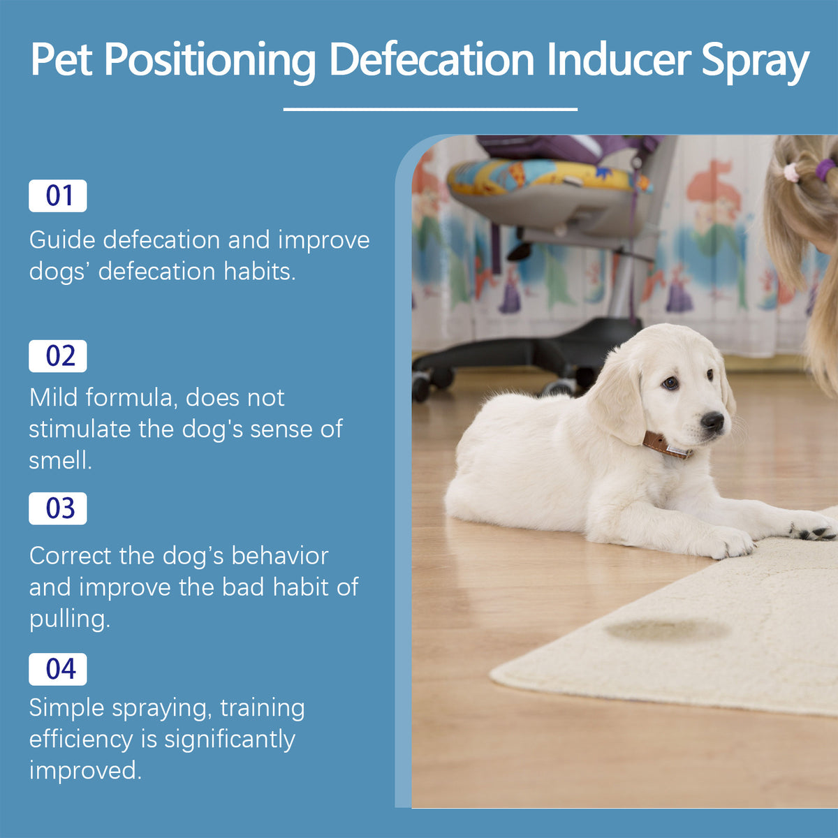 Gentle Pet Positioning And Defecation Induction Agent