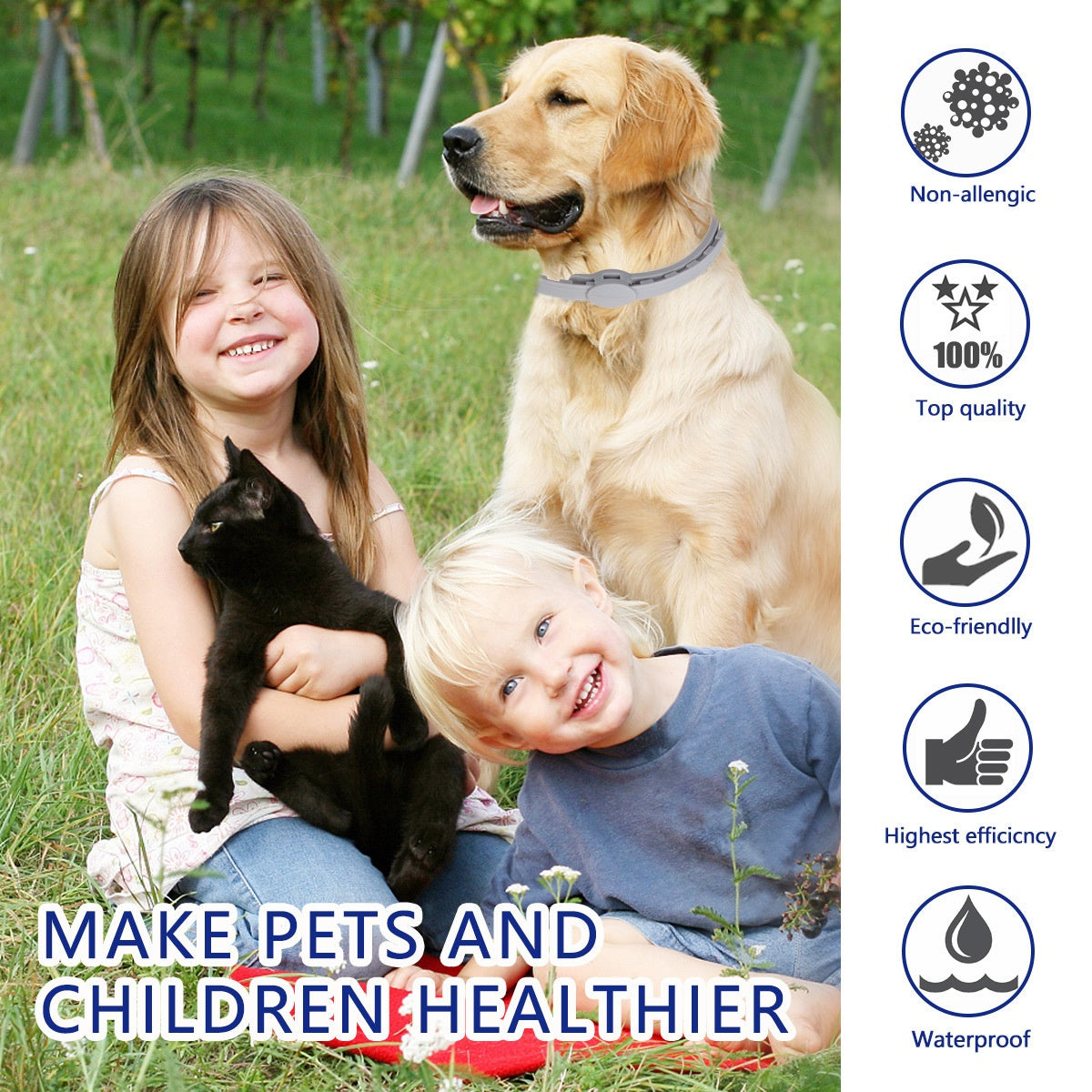 Adjustable Flea and Mosquito Dog Collar