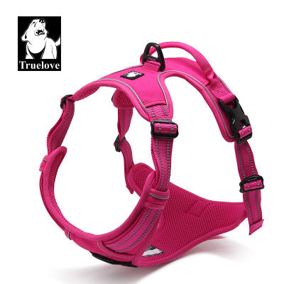 Truelove Vordere Bereich Reflektierende Nylon Haustier Hund Harness Alle Wetter Padded Einstellbare Sicherheits
