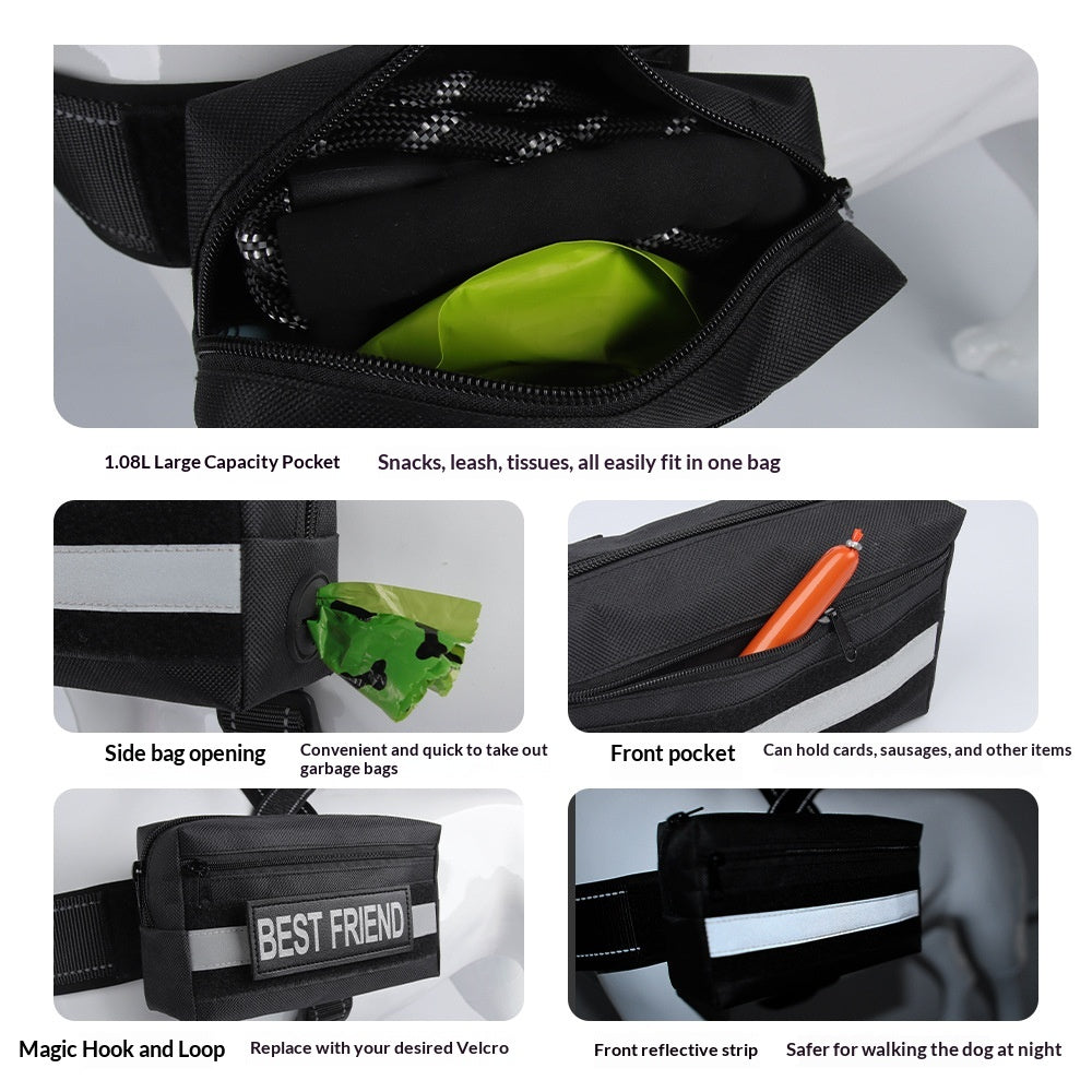 Cross-Border Dog Outdoor Backpack Multifunctional Velcro Dog Bag
