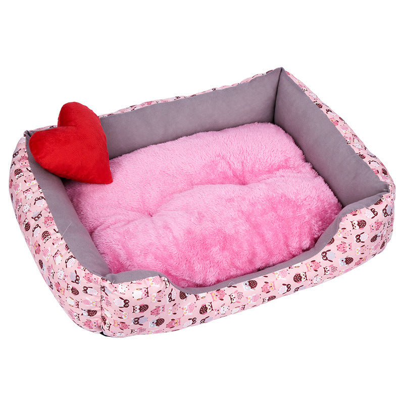 Warm Plush Pet Bed