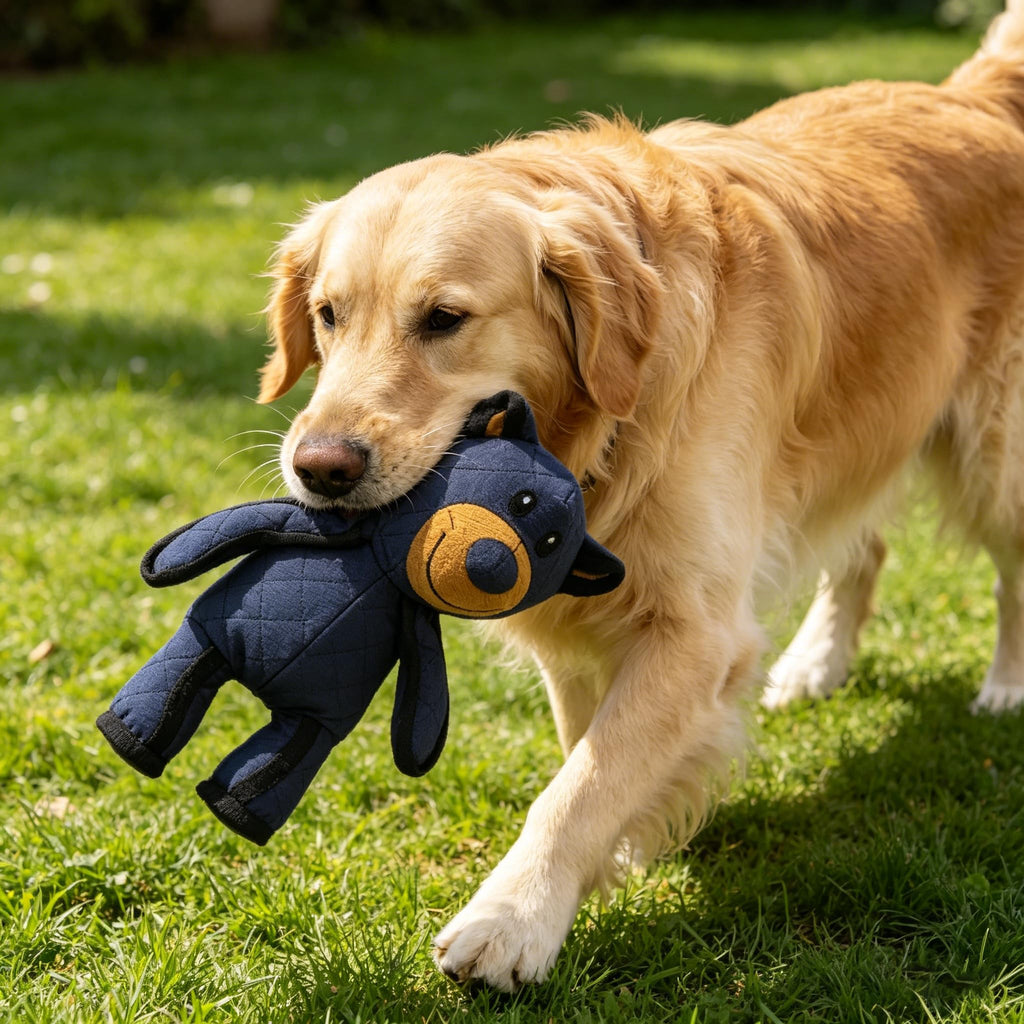 2026 New Unbreak-Bear Dog Toy, Indestructible Bear Dog Toy For Heavy Chewers, Tough Unbreakable Bear Dog Companion Toy For Aggressive Chewer