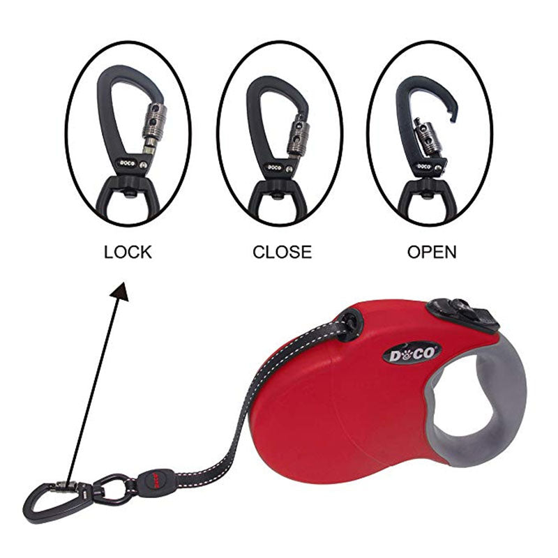 Retractable Nylon Dog Leash
