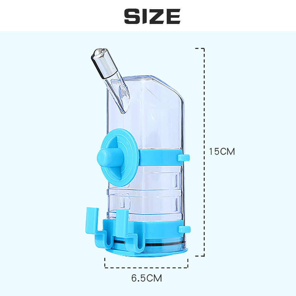 No Drip Dog Kennel Water Bottle Dispenser For Crate, Dripless Pet Drinking Fountains Kettle With Automatically Feeding Water Hanging Cage Au