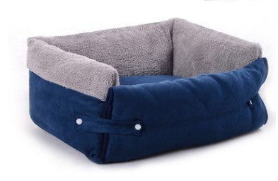 Removable Flip Pet Nest With Blanket