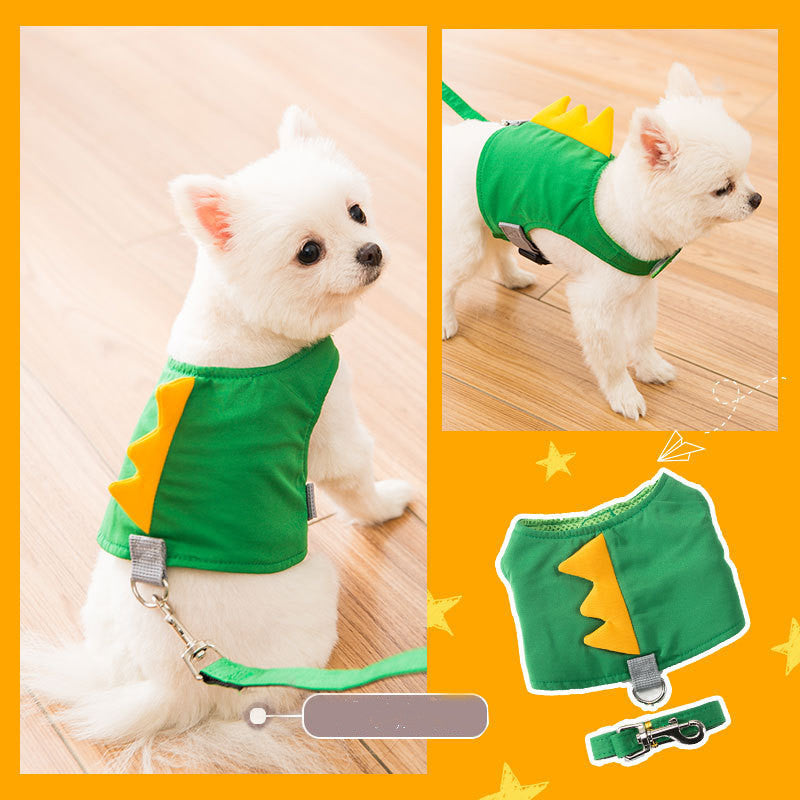 Cute Pet Dog Harness and Leash Set