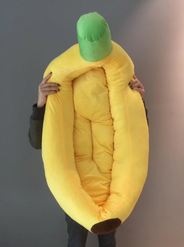 Washable Banana Pet Kennel Pad