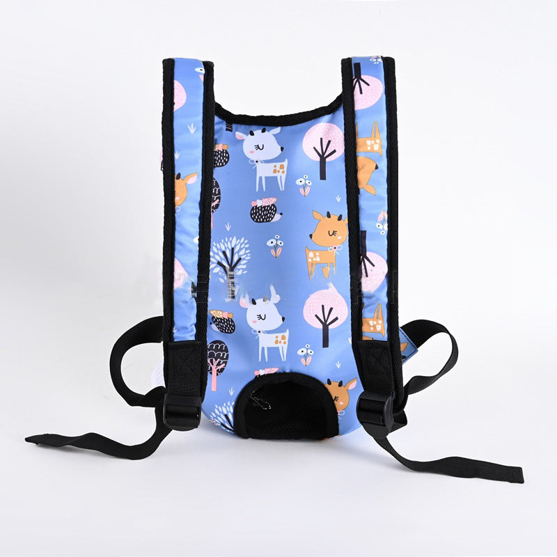 Nylon Pet Backpack with Animal Pattern