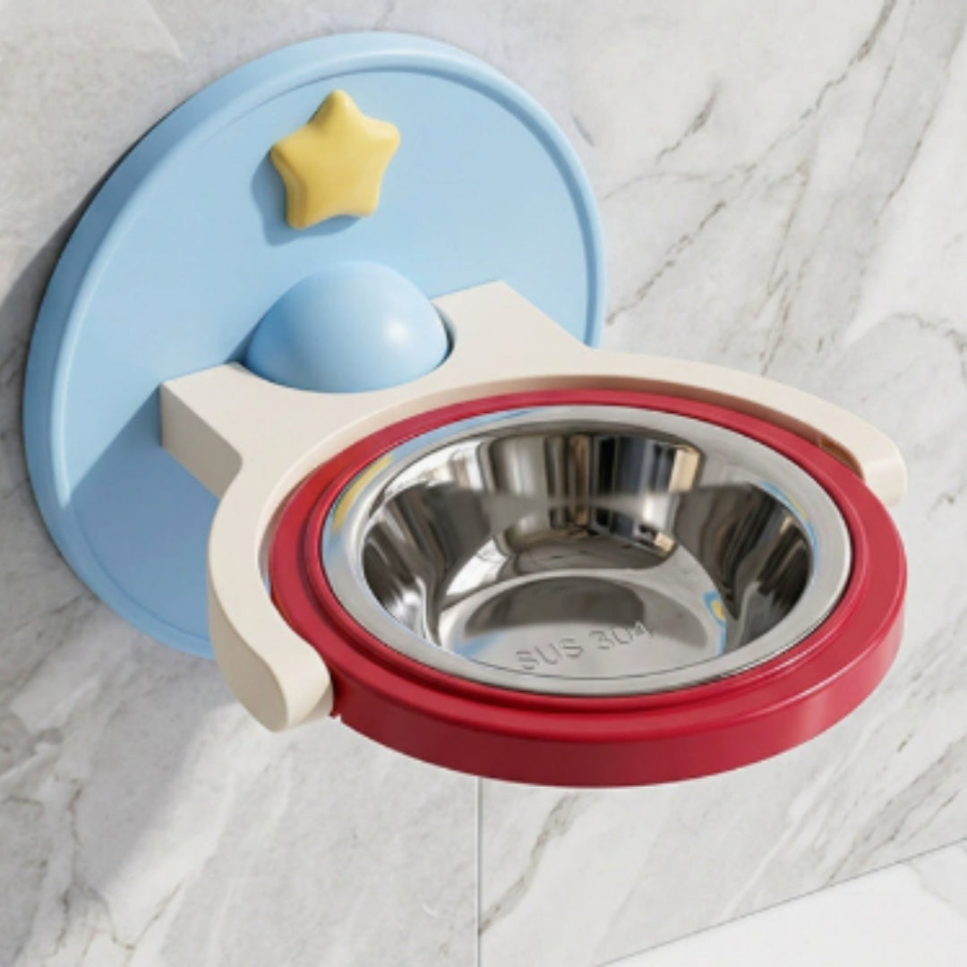 Pet Feeding Bowl Neck Support Stainless Steel