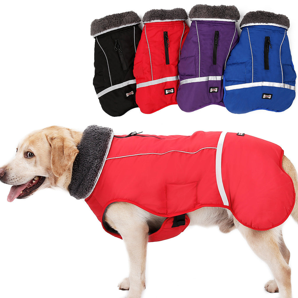 Reflective Warm Vest For Large Dogs