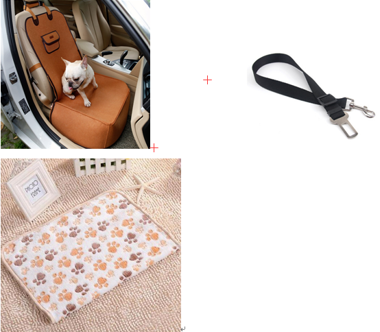 Retro Dual-Purpose Pet Front Seat Cushion