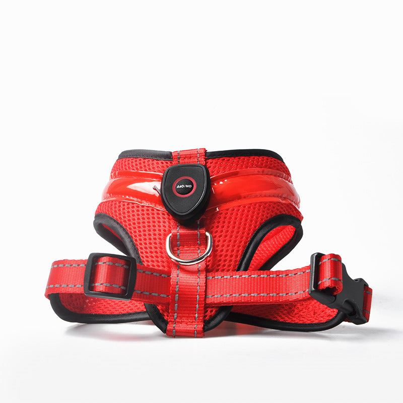 Reflective LED USB Dog Harness
