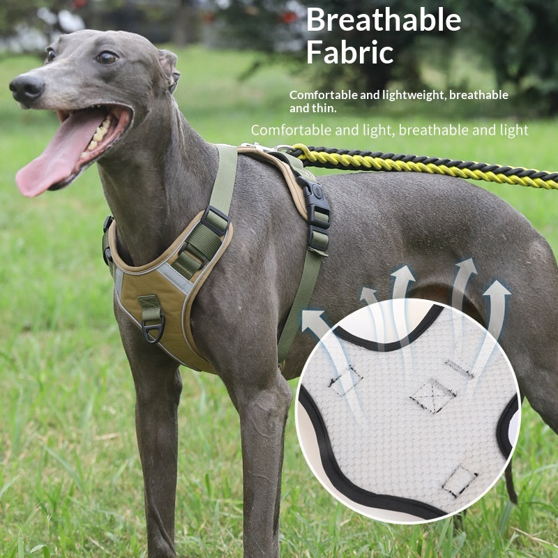 Large Dog Chest Harness Leash Portable