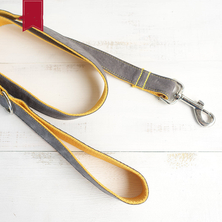 Grey Polyester Dog Leash