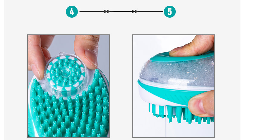 Pet Bath Massage Comb