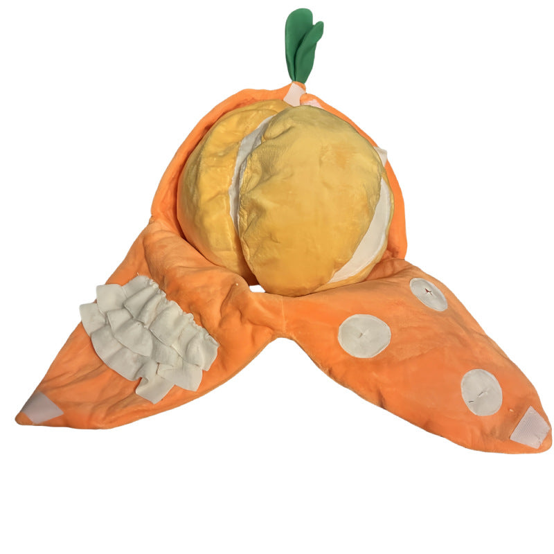 Interactive Plush Orange Dog Toy