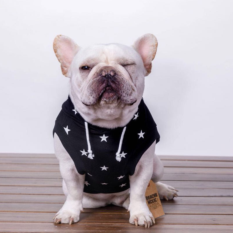 Small And Medium-Sized Dog Clothes Printed Hooded Sweater