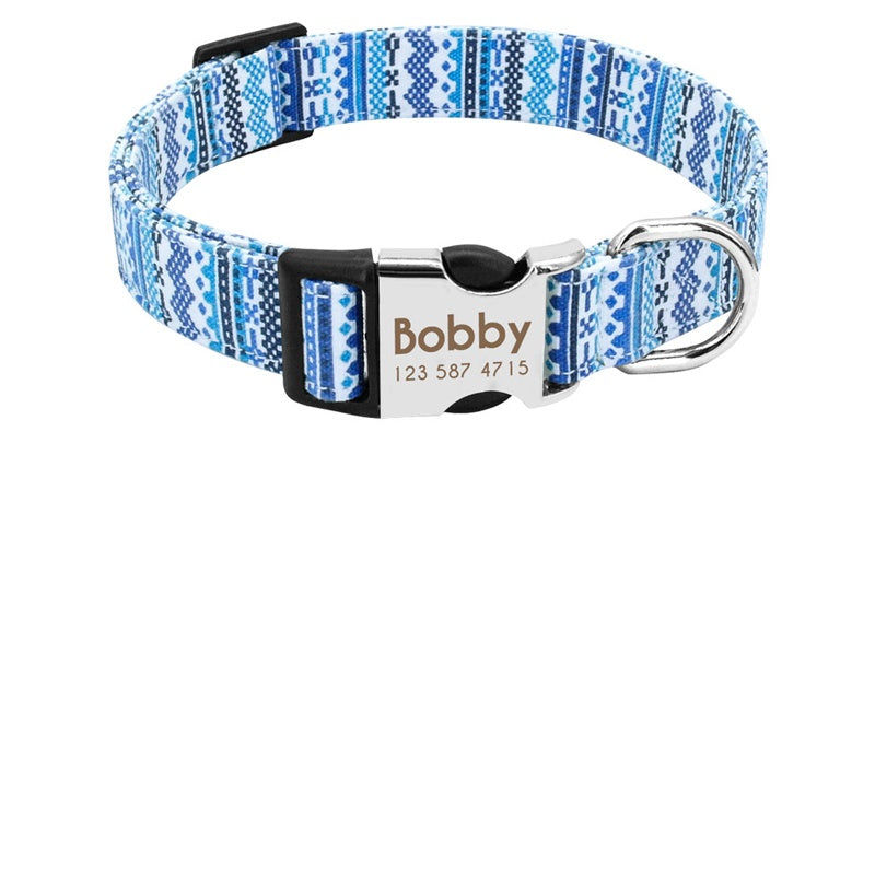 Custom Dog Collar With Engraving