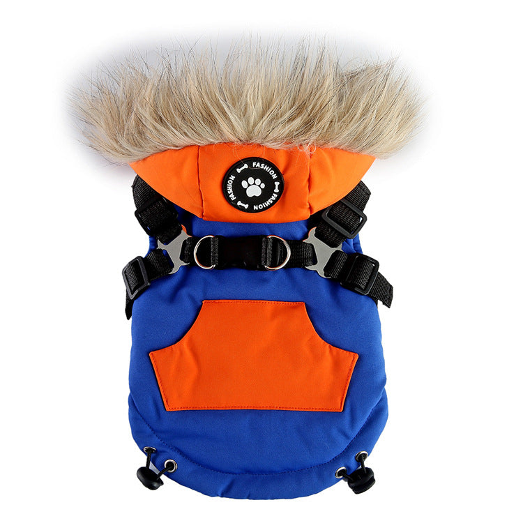 Warm Cotton-Padded Winter Dog Clothes