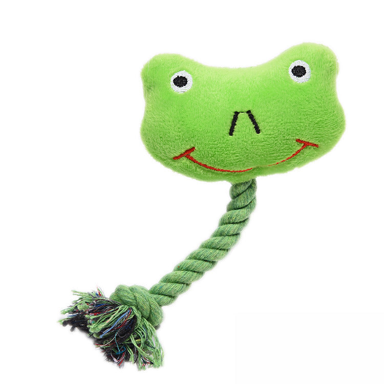 Bite-Resistant Vocalization Plush Dog Toy